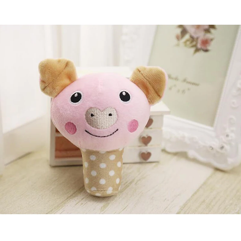 6 стилей животный дизайн милый собака кот игрушки Щенок жевательный Squeaker