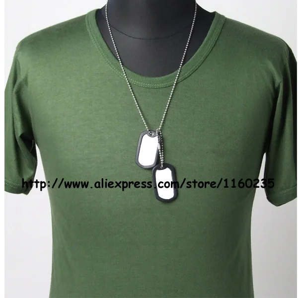 Мужские ювелирные изделия собачьи бирки военные горячая Распродажа модные