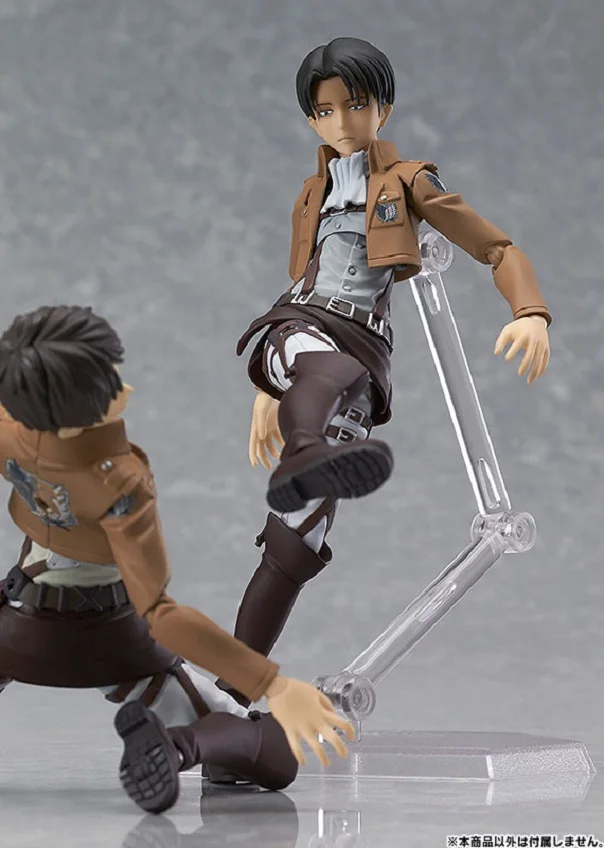 14cm anime attack on Titan legion Scouting shingeki no Kyojin Levi Figma 213 PVC action Figure Model Collection Toy Gift Eren | Игрушки и