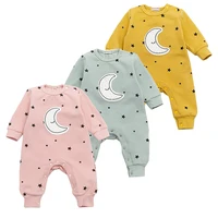 baby girls long sleeve warm romper jumpsuit playsuit moon outfits baby princess one piece cute infant girl rompers baby clothing