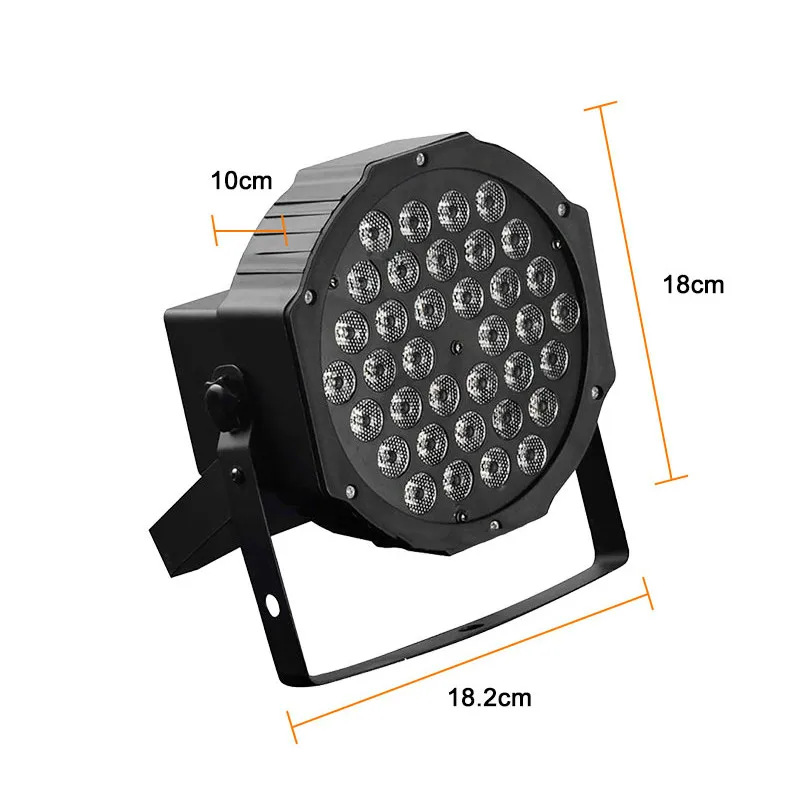 36 пар светодиодный свет для сцены RGB кристалл магический шар лампы DMX512 параболический алюминизированный отражатель 110-240 V Дискотека для рождественской вечеринки DJ декоративный светильник