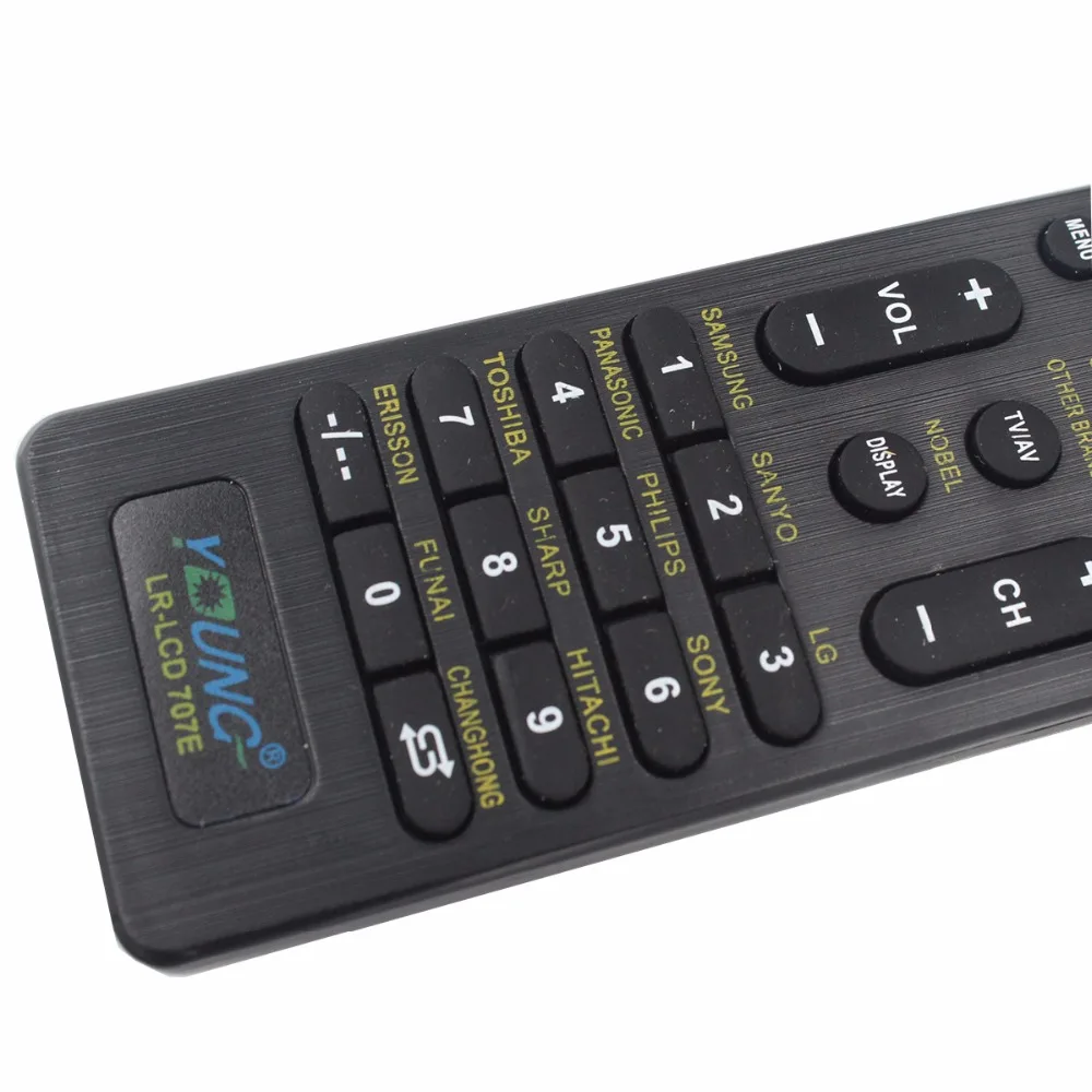 Новый универсальный пульт дистанционного управления LR LCD 707E для PHILIPS JVC LG TCL SONY TOSHIBA