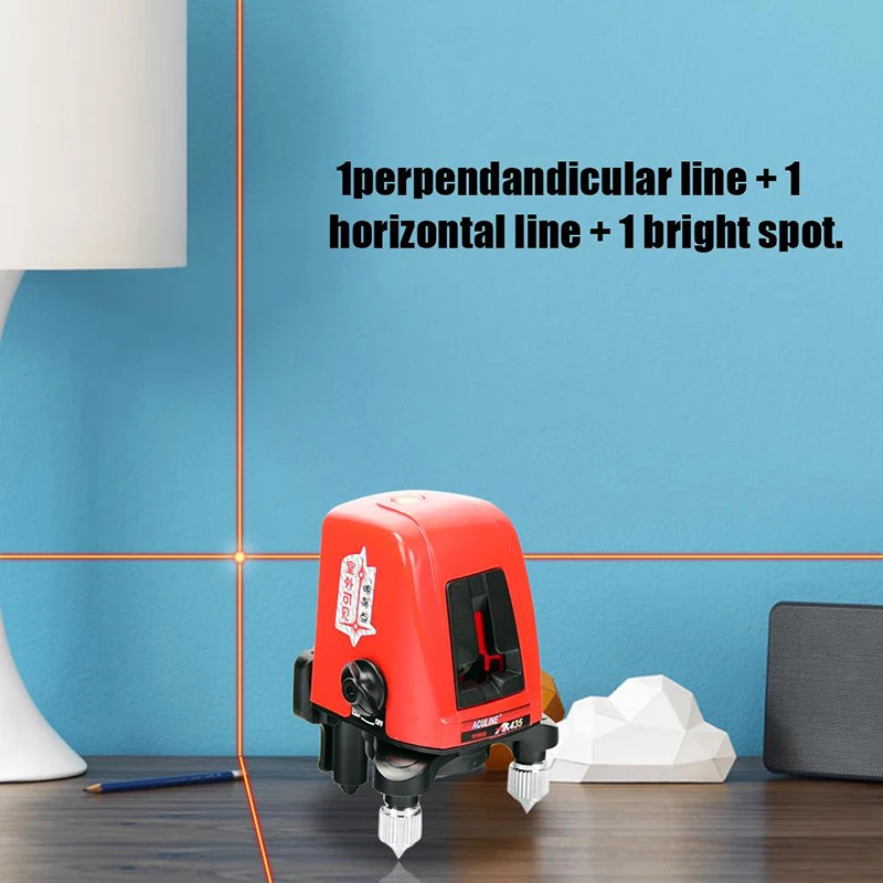 KALAIDUN Laser Level Mini Self-leveling Cross Vertical Line 360 Degree Small Red 2 1 Point With Brightening | Инструменты
