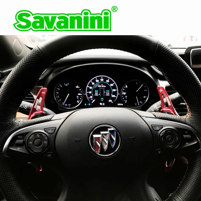 Savanini алюминиевые подрулевые лепестки DSG Shift Paddle Shifter расширение для Buick Regal GS и Camaro(2011-) Авто Стайлинг