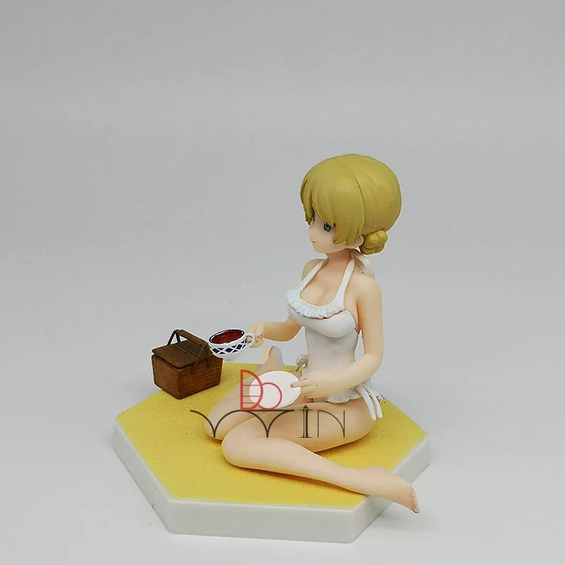 10 см аниме для девочек и Panzer Darjeeling Wave Beach Queens Ver. ПВХ фигурку Коллекция Модель NF0 |