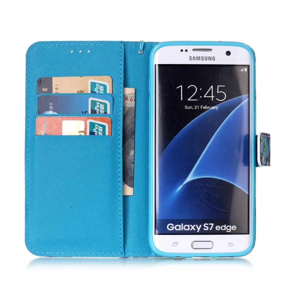 Чехол для Samsung Galaxy S7 S 7 edge S7edge G935 G935F G935A G935FD SM-G935K SM-G935 чехол телефона кожаный |