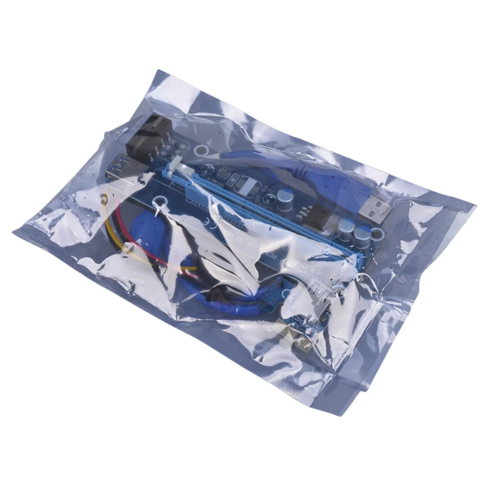 PCIe pci-e PCI Express Riser Card 1x к 16x USB 3.0 кабель SATA 4PIN IDE Molex Питание для btc шахтера горной