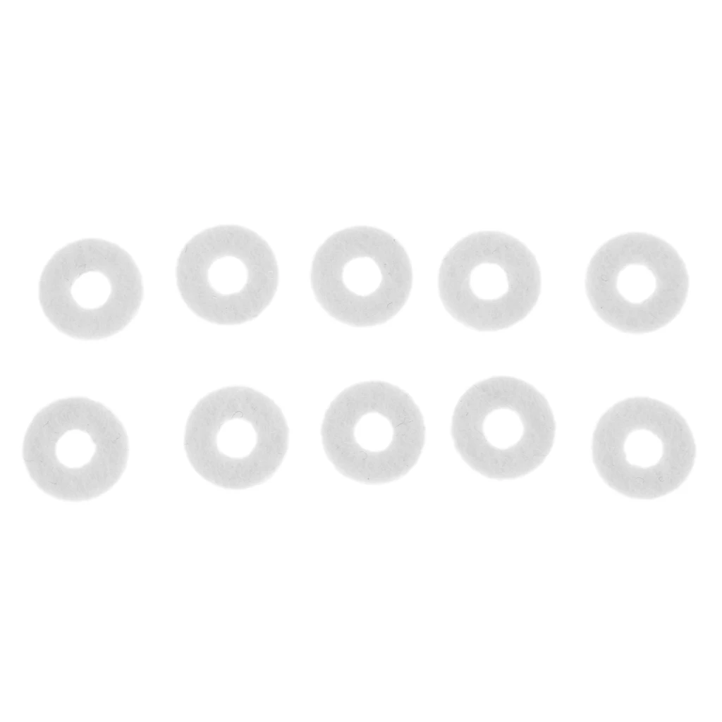 10 шт. легкая труба чувствовал шайбы Подушка духовых инструмента аксессуар медные