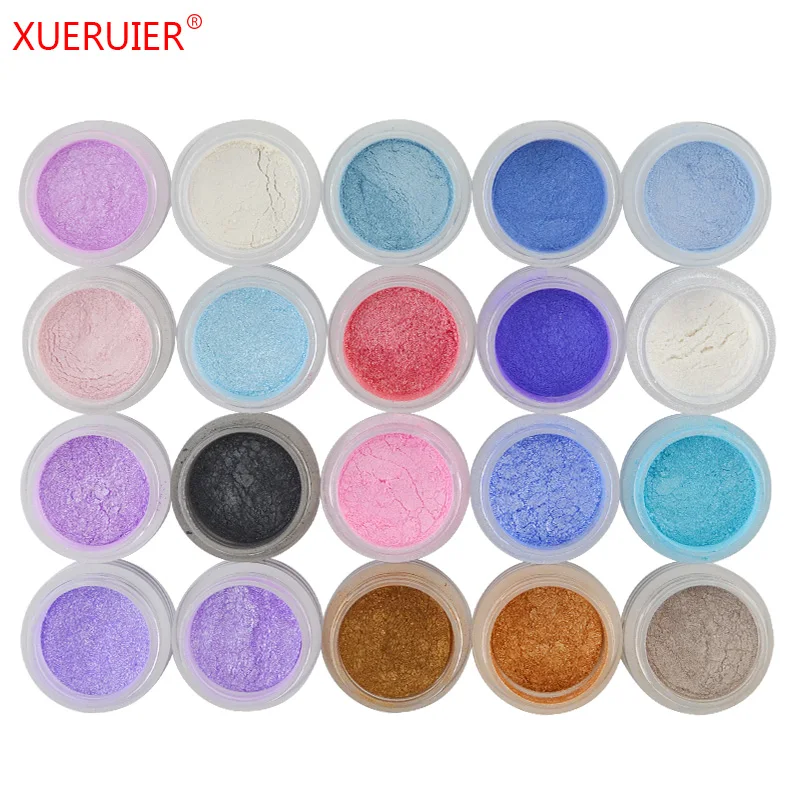 Натуральные матовые блестящие тени для век палитра макияж 20 цветов телесные XUERUIER