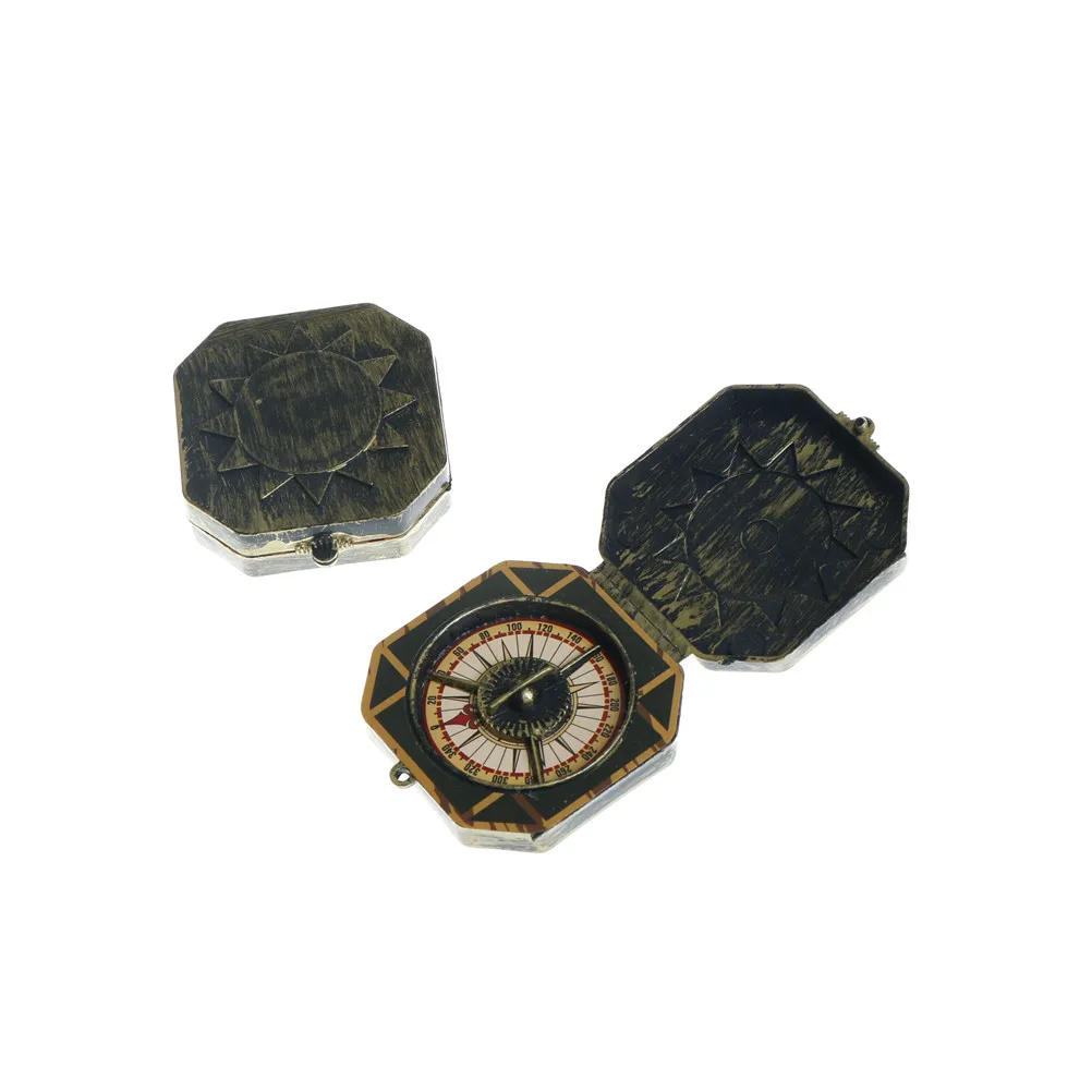 

2 шт. поддельный компас капитан костюм игрушка Хэллоуин косплей пиратский компас Опора Хэллоуин праздничное украшения для косплея