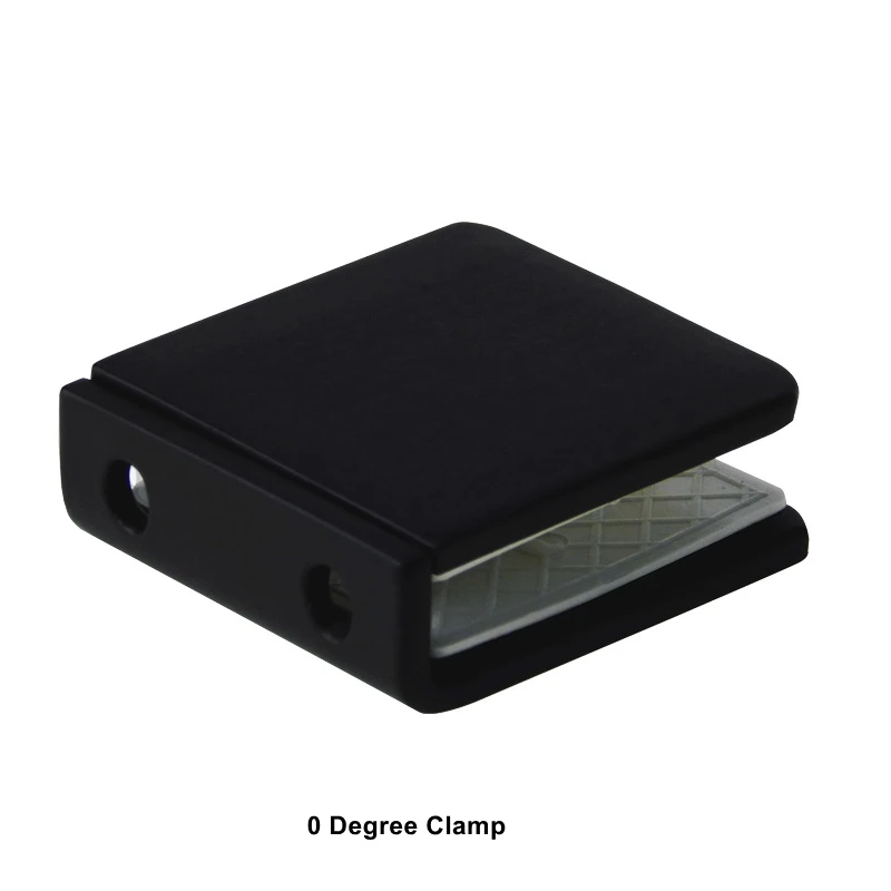 Черный зажим для стекла из нержавеющей стали душевой комнаты держатель