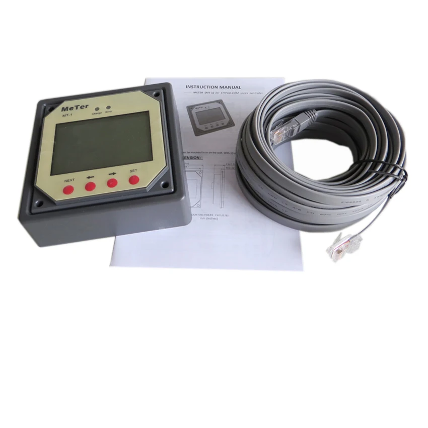 EPSOLAR MT-1 Контроллер заряда солнечной батареи LCD Remote Meter для Dula аккумулятор EPIPDB-COM MT1