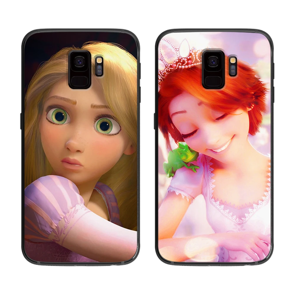 Симпатичные Рапунцель вечерние мягкие чехлы для телефонов Samsung Galaxy S6 S7 S8 S9 S10e Plus