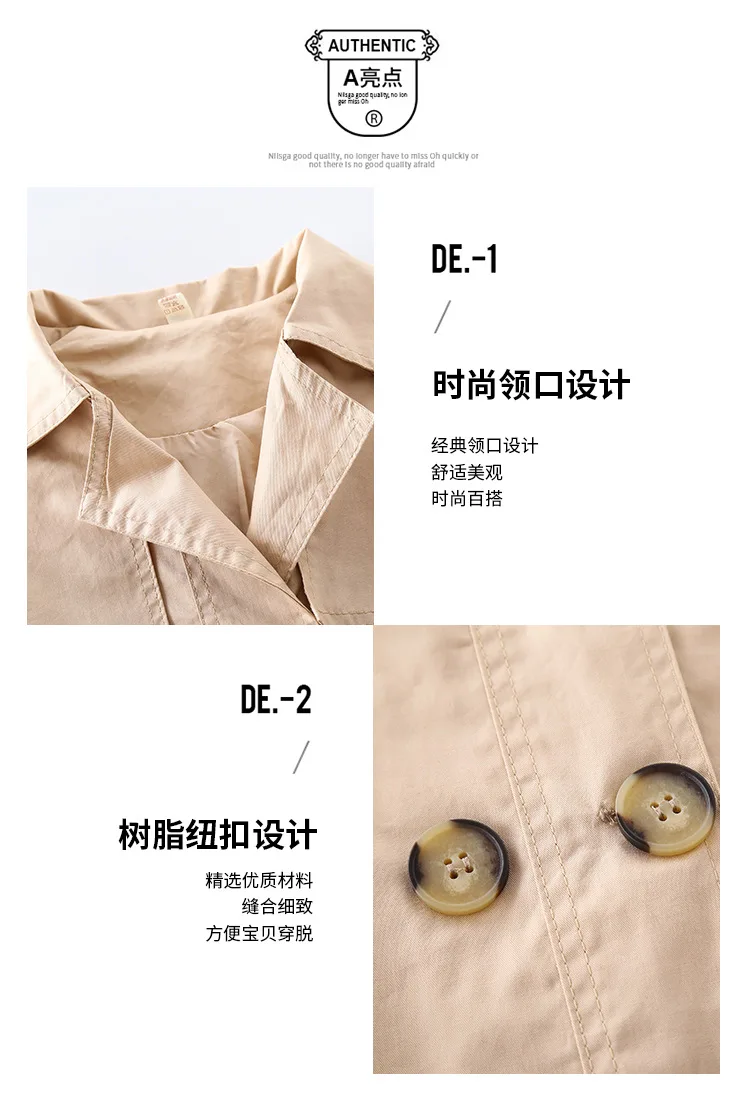 Тренчкоты для девочек одежда 12 лет высококачественные подростковые Детские