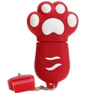 USB 2.0 Usb флеш-накопитель 64 ГБ, милая мультяшная кошачья лапа, 4 ГБ, 8 ГБ, 16 ГБ, 32 ГБ, 64 ГБ, Usb флешка, высокоскоростная флешка, высокое качество, флеш-накопитель - Цвет: USB 2.0