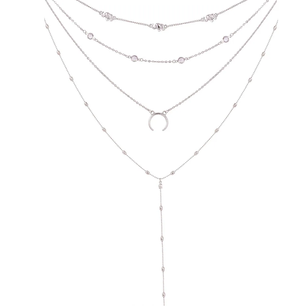 DIEZI богемское длинное бусины подвески ожерелья для женщин в винтажном стиле