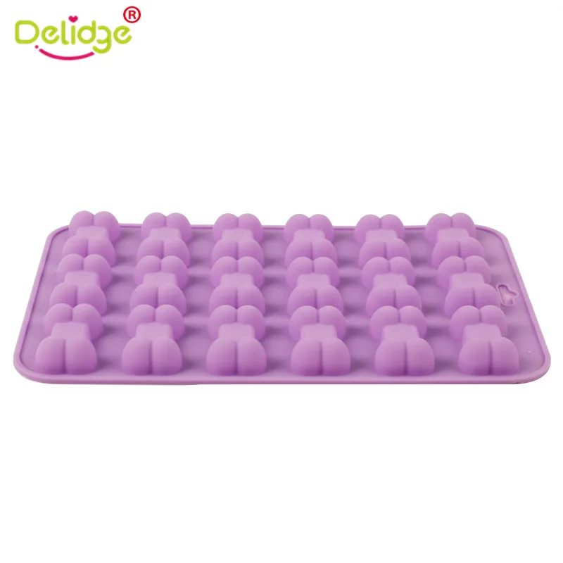 Delidge 1 шт. 18 отверстий мини Собака в форме костей силиконовая форма для торта DIY Icecube Шоколад Мыло Формы для выпечки печенья инструменты для выпечки