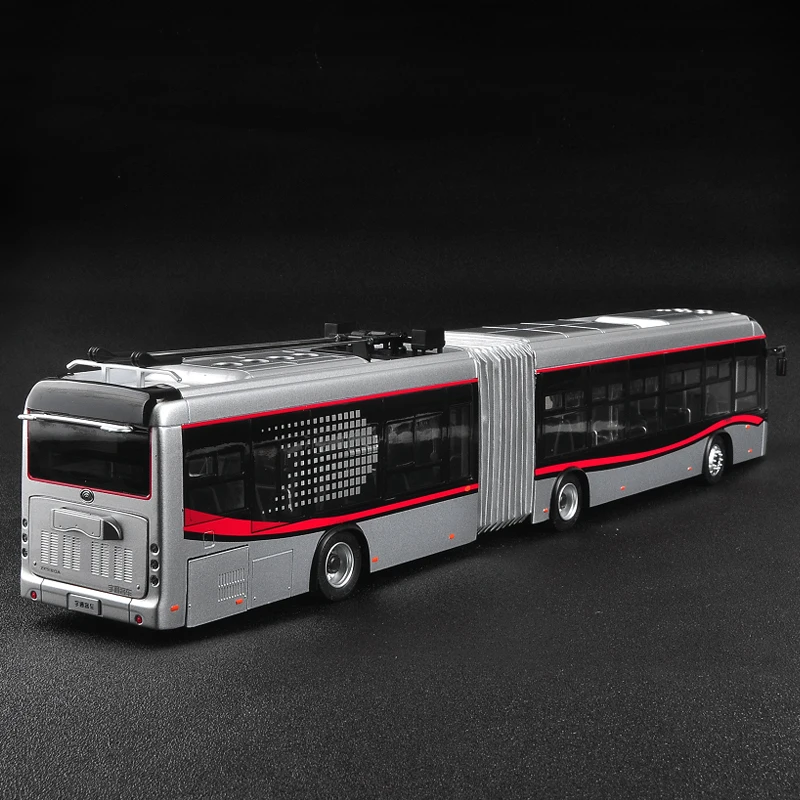 Коллекционная модель из сплава, подарок, 1:42 Yutong, двойной источник, бездорожье, троллейбус, транспорт, объем, BRT автобус, литье под давлением, игрушка, модель украшения