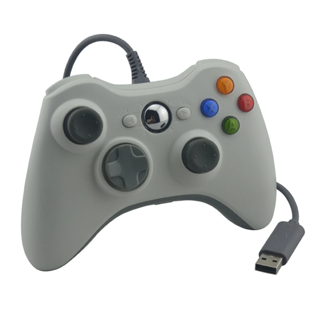 100 шт./партия проводные USB игровые Джойстики для Microsoft Xbox 360|joystick controller for ps3|joystick