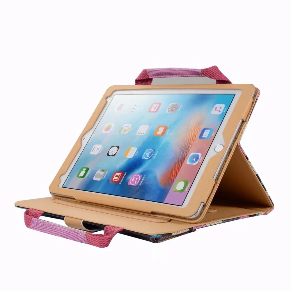 Чехол для нового iPad 9 7 2017 2018 A1822 A1893 чехол с ручкой и подставкой 234 Pro &quotAir Air2 Mini 1 2 3 4