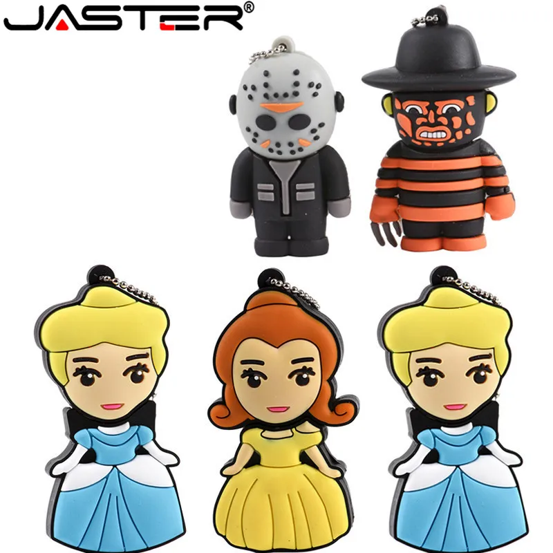 Флеш накопитель USB 32G &quotFreddy Vs Jason&quot Memory stick Drive 64G pendrive U disk 4GB 8GB 16GB|USB