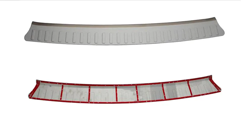 

Stainless Chromium Styling Outer Rear Bumper Guard Plate Trim Exterior Car Styling 1pcs For Audi A6 C7 2012 2013 2014 2015