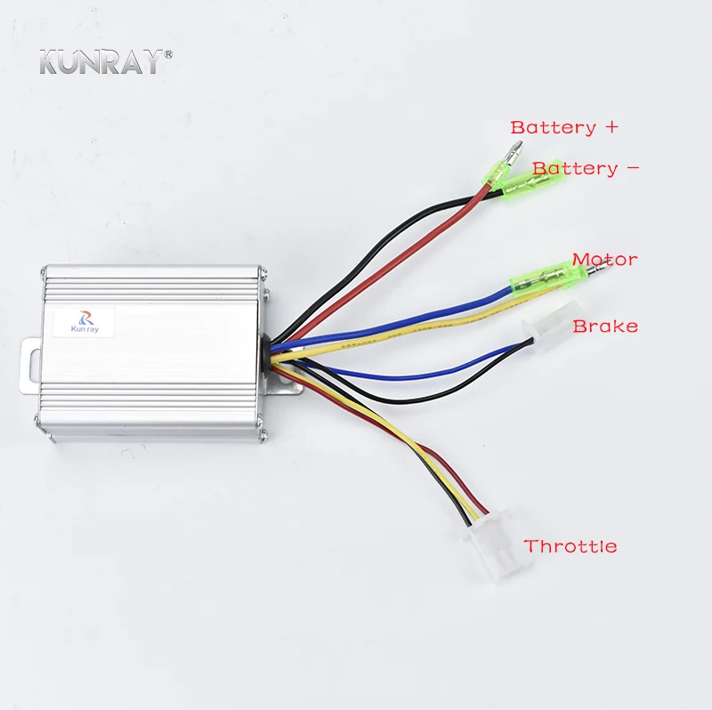 KUNRAY 12VDC 250 W Матовый контроллер для Электродвигатель Электрический мотороллера
