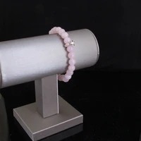 thomas rose pink quartz bead bracelets with 925 sterling silver smart deer buckle romantic jewelry gift women ts b158