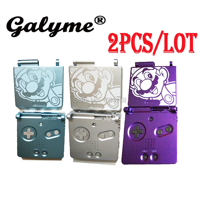 2 шт./лот Mars мультяшный пластиковый корпус запасная часть для GBASP GameboyGB Advance SP W/Screen