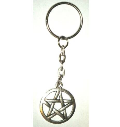 20 шт Винтаж серебро готическое Викка Star Pentacle Сверхъестественное брелок с
