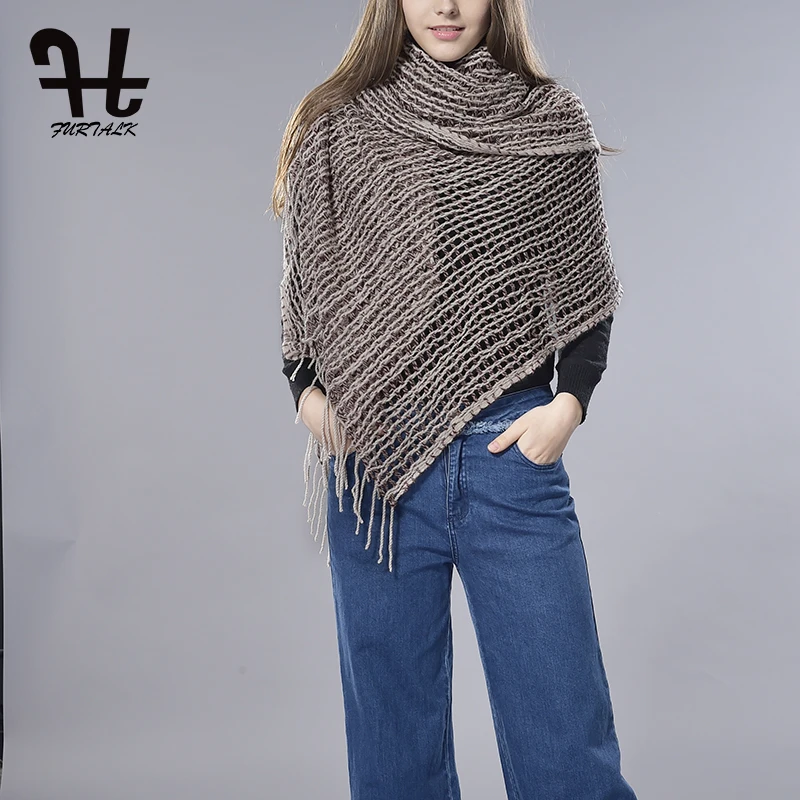 FURTALJ Вязать Caremere Мягкая Бесконечность Шарф Шаль lanket Теплый Обруч Шали|shawl wrap|infinity