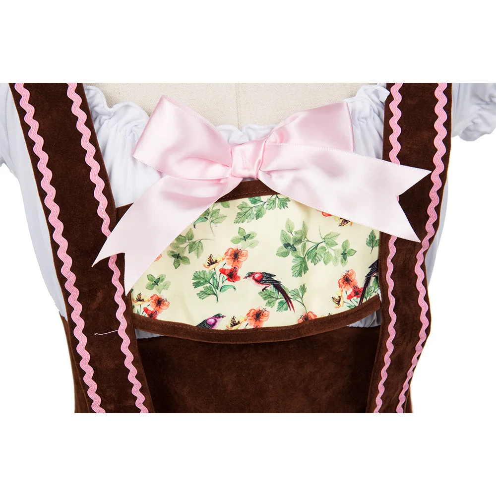 Женский костюм Bavarian Dirndl Октоберфест для девочек взрослых карнавал вечеринка