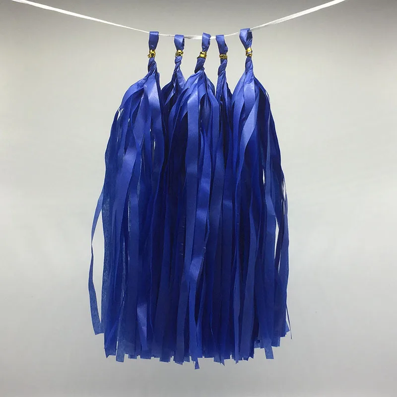 Dark blue 25*35 см бумажный баннер с кисточками на день рождения, свадьбу, вечеринку, день рождения ребенка, рождественские праздничные шары, украшение для одного года - Цвет: Dark blue