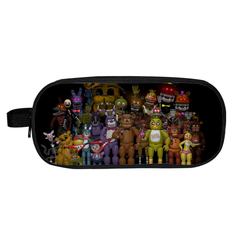 Косметический Чехол Five Nights at Freddy s Fnaf, органайзер для канцелярских принадлежностей, сумка для хранения, чехол Five Nights at Freddys, держатель для карандашей, сумки