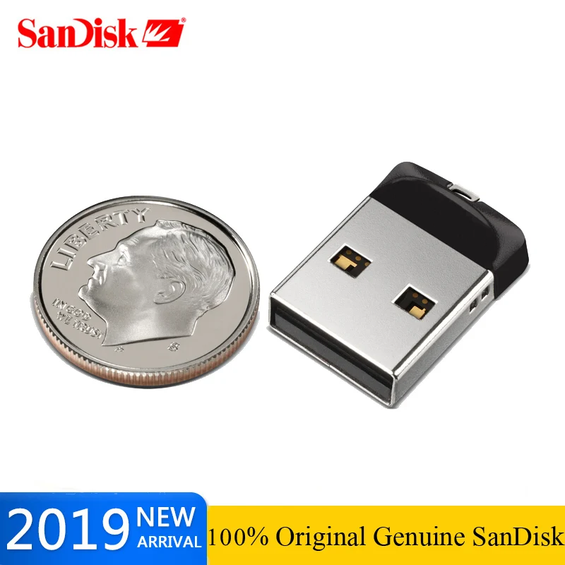 SanDisk USB 2 0 Мини накопитель 64 ГБ 32 16 8 флеш карта памяти U диск ключ Флешка CZ33 для ПК