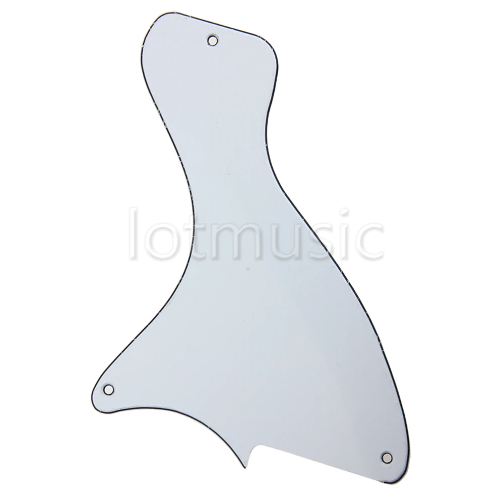 Guitar Guitarra Pickguard Scratch Plate For Parts Replacement 3 Ply Pearl Black White Tortoise | Спорт и развлечения