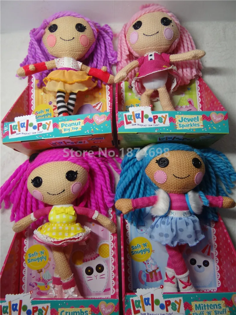 Новый Lalaloopsy супер глупо вечерние крючком кукла 28 см милые плюшевые куклы детские