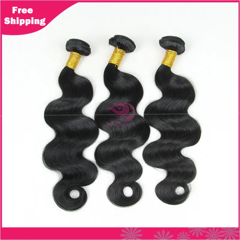 The global drop shipping Unprocessed 6A brazilian virgin hair body wave bundles human weave Brazilian w |