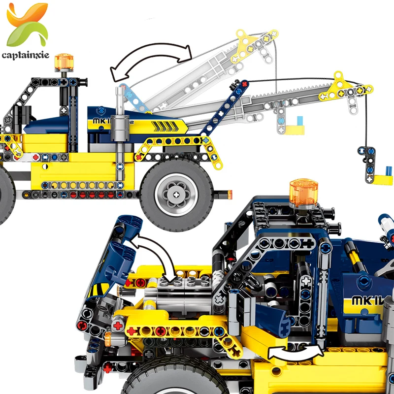609 шт. город Инженерная вилка строительные блоки для автомобилей Technic автомобиль