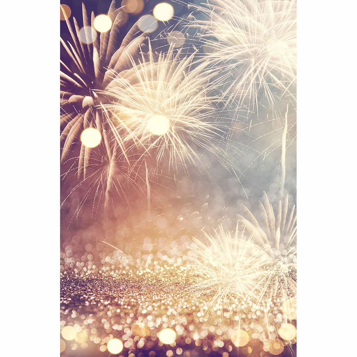 Allenjoy фон для фотосъемки винтажный фейерверк bokeh новогодний Блестящий Фон