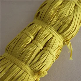 7 yellow 4 м/лот 1/" 6 мм Многоуровневая эластичная лента высокоэластичная резинка эластичная лента DIY Швейные аксессуары кружевная отделка - Цвет: 7 yellow