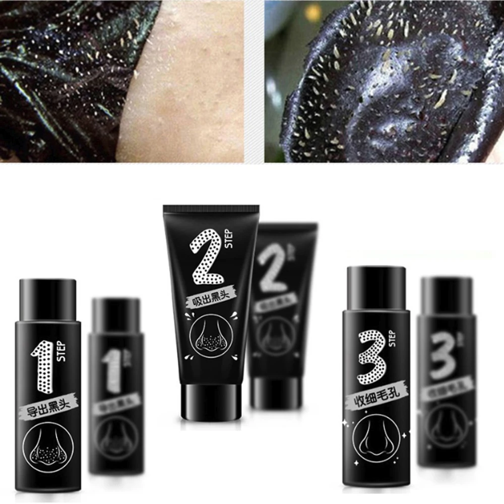 3 шт./компл. глубокие маски для удаления угрей лица очищающие отшелушивающие из