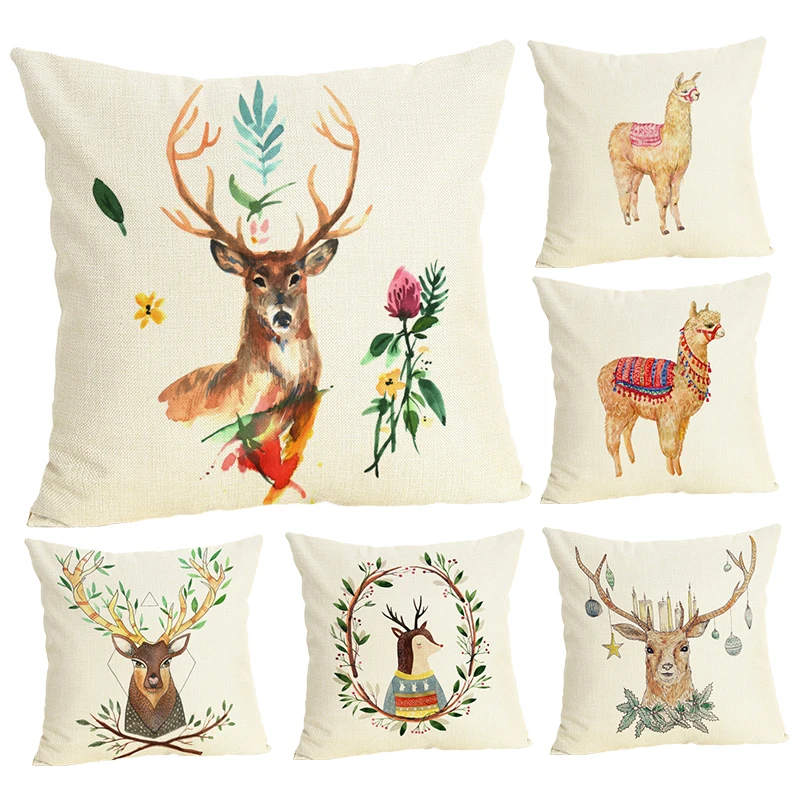 Новая наволочка для дома и автомобиля декоративная маленькие подушки животных