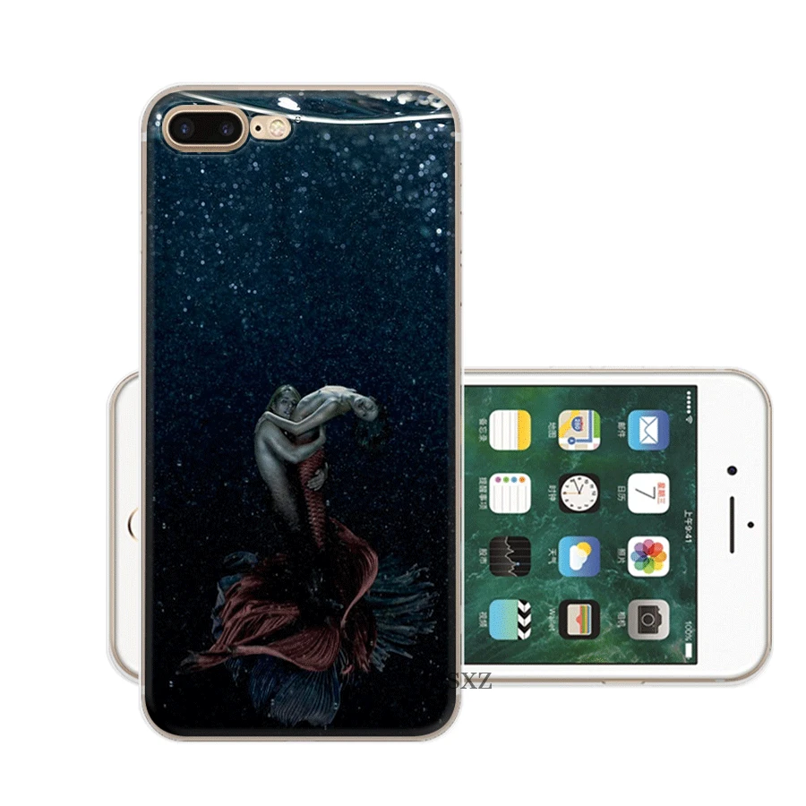 Mermaid Love Mobile Phone Case for iPhone 7 8 6 6s Plus 11 Pro X XS Max XR 5 5S SE Cover |