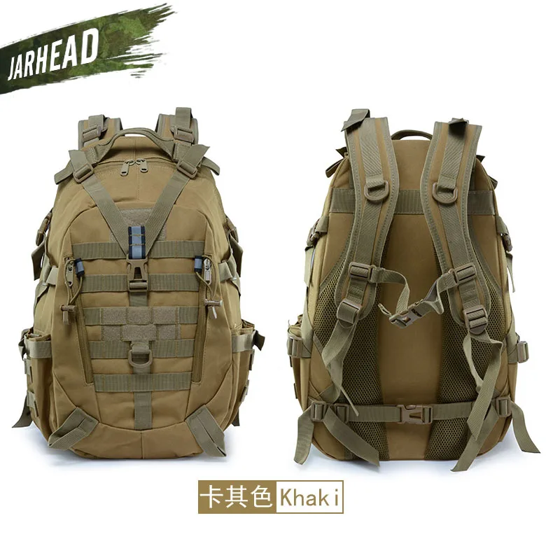 Тактический Рюкзак Molle Camo, военный армейский рюкзак Mochila, водонепроницаемый походный охотничий рюкзак, туристический рюкзак, спортивная сумка для улицы - Цвет: TAN