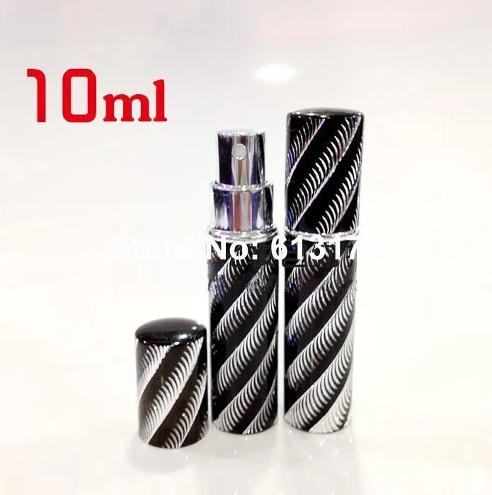 10 мл черный стеклянный флакон для духов с резным дизайном маленький парфюмерный