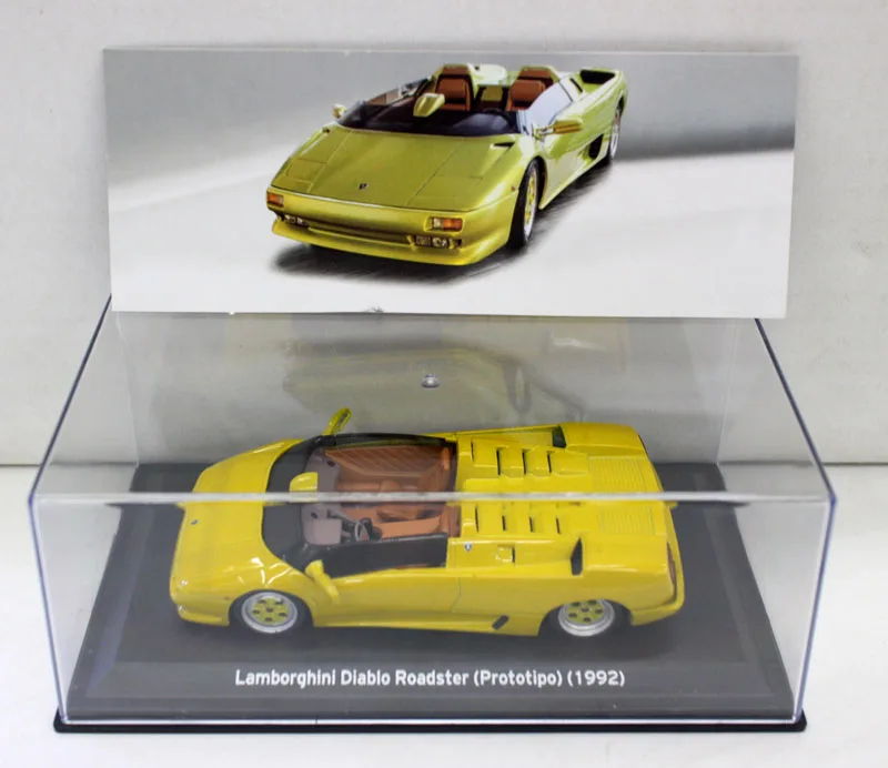 Литая игрушка модель 1:43 Lambor ghini Dia blo Roadster 1992 спортивного гоночного автомобиля для