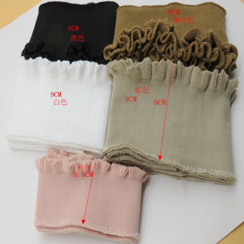 

1Pcs/lot multi-color Ruffled knit lace Skirt sweater hem lace cuffs collar clothing accessories SC335