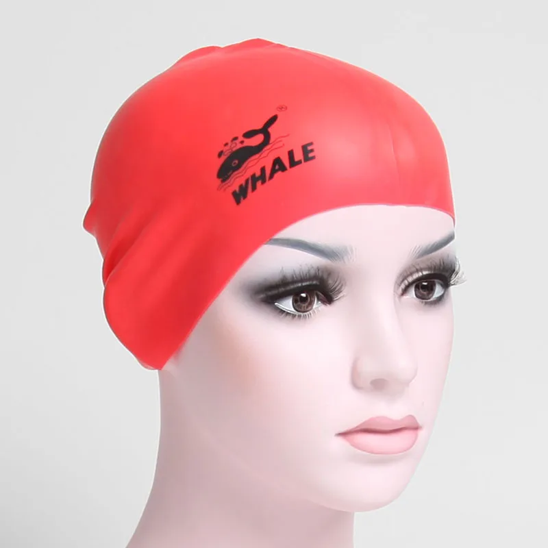 2016 Новый Твердые Шапочки Для Купания Мужчин Кит Бренда 100% Силикона плавательные