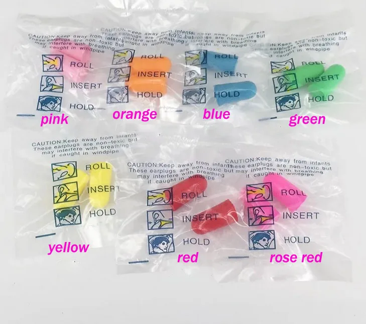 

200pairs Slow rebound Sleep earplugs Help sleep Earplugs Health Care